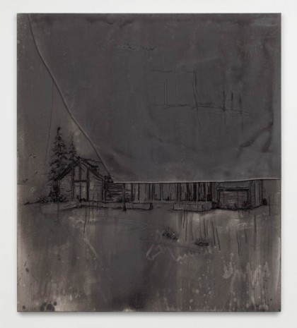 Michael Raedecker, ground, 2013, Andrea Rosen Gallery (closed)