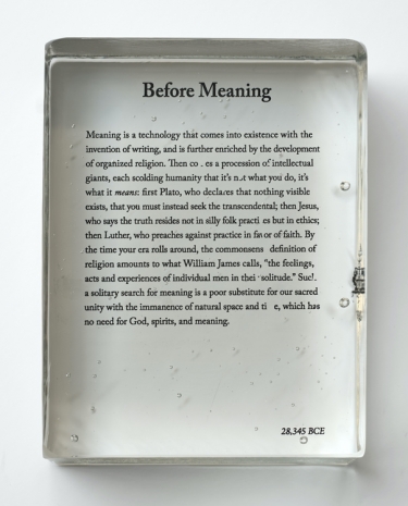 Seth Price, Before Meaning, 2024 , Galerie Gisela Capitain