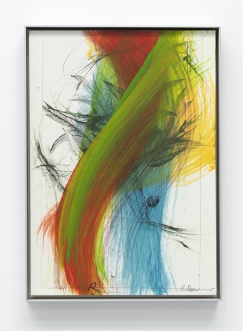 Arnulf Rainer , Blumen, c.2000 , Galerie Lelong