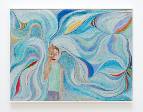 Chris Johanson, Impermanence #9 (Ron from the past says hello to me in the present), 2025, The Modern Institute