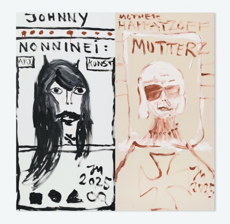 Jonathan Meese, ERZTWO ERZHEARTS (OLYMP OF LOVE!), 2025 , Tim Van Laere Gallery