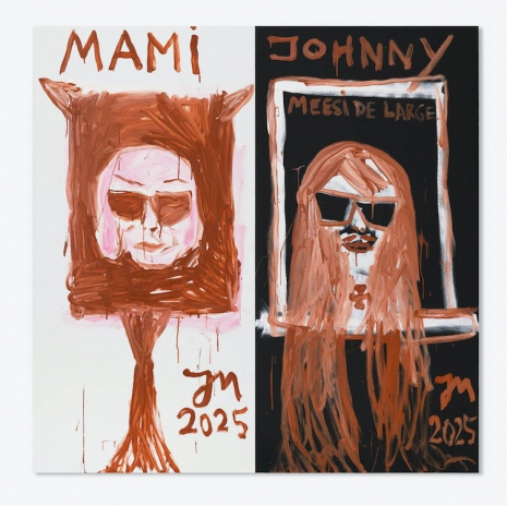 Jonathan Meese, ERZTWO ERZHEARTS (LABYRINTH OF LOVE!), 2025 , Tim Van Laere Gallery