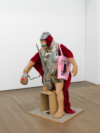 Jonathan Meese, TOTAL GODZILLA IS ALWAYS BACK EATING SPAGHETTI PUTANESCA! (ART FEEDS US), 2013 - 2026 , Tim Van Laere Gallery