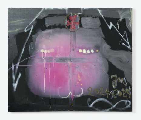 Jonathan Meese, MEIN JAPAN QUILLERZT ALLE(S) ZU DON KUNSTYR! (MARIAN), 2024 - 2025 , Tim Van Laere Gallery