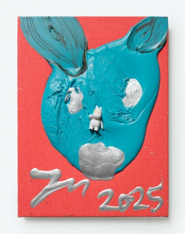 Jonathan Meese, MUMINFANTOMAS GOLD BIRTH!, 2025 , Tim Van Laere Gallery