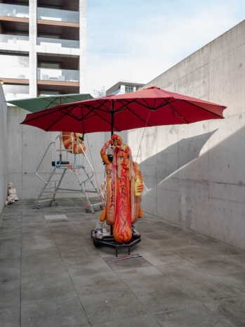 Jonathan Meese, TOTAL ALASKA-KID IS IN TOWN! (NUR KUNST S.V.P.) I LOVE ERZJOY GASTELL!, 2014 - 2026 , Tim Van Laere Gallery