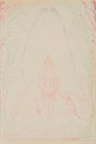 James Ensor, Croquis au crayon doux, 1940 , Tim Van Laere Gallery