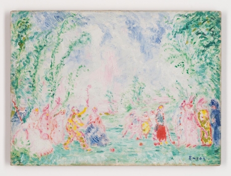 James Ensor, Parc nacré, figures perlées, 1938 , Tim Van Laere Gallery