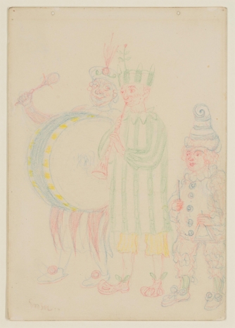 James Ensor, Trois Musiciens, 1911 , Tim Van Laere Gallery