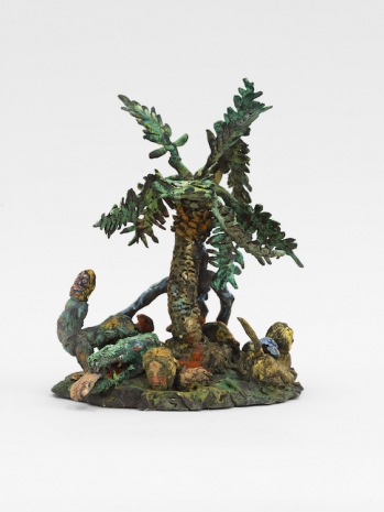 Bram Demunter, Palm with mermaid and centaur, 2026 , Tim Van Laere Gallery