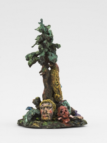 Bram Demunter, Conifer with head and arm, 2026 , Tim Van Laere Gallery