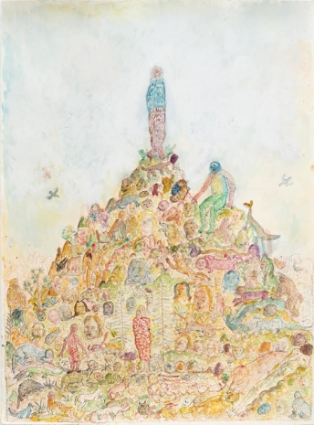 Bram Demunter, Several sculptures on a mountain, 2025 - 2026 , Tim Van Laere Gallery