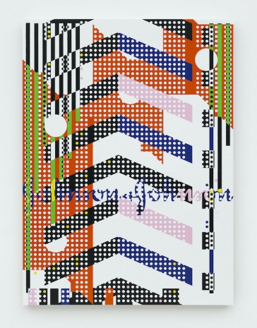 Sarah Morris, Johnson & Johnson, 2025 , White Cube