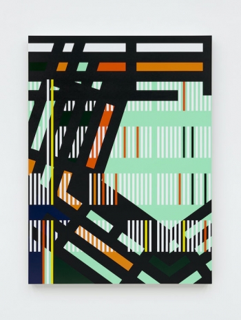 Sarah Morris, Pentagon, 2025 , White Cube