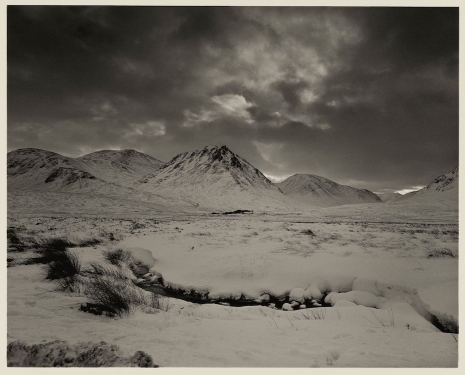 Don McCullin, Glen Coe Under Snow, Scotland, 2014 (printed later by the artist) , Hauser & Wirth Somerset