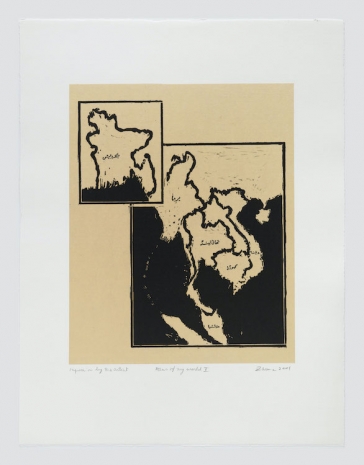 Zarina, Atlas of My World V, 2001 , Luhring Augustine Tribeca