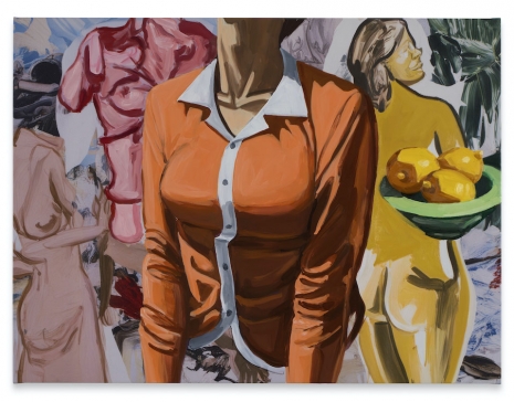 David Salle, Orange Jumper, 2025 , Sprüth Magers