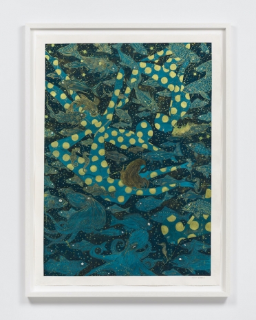 Marcel Dzama, A soul like the ocean, mysterious and dark., 2025 , Sies + Höke Galerie