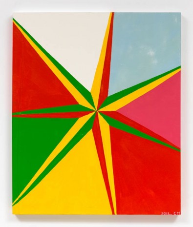 Chris Martin, 7 Pointed Star #1, 2013, David Kordansky Gallery