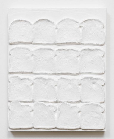 Chris Martin, White Bread Painting, 2013, David Kordansky Gallery