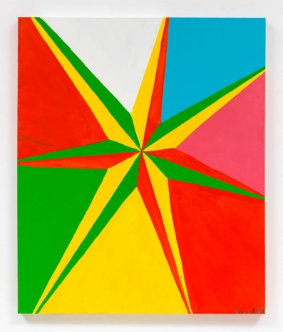 Chris Martin, 7 Pointed Star #2, 2013, David Kordansky Gallery