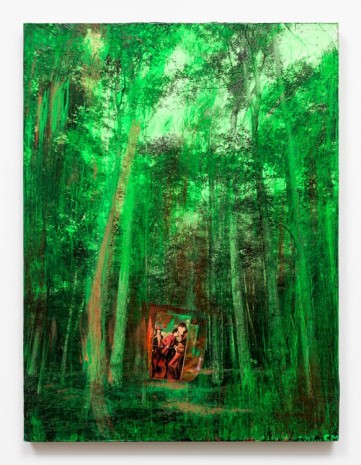 Chris Martin, Green Light, 2013, David Kordansky Gallery