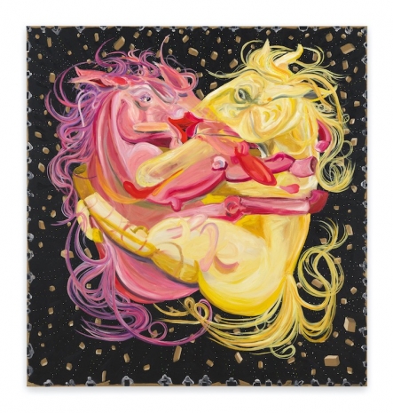 Jana Euler, The fantasy of a highly potent creative act with little participation of human mankind, and the sheer multitude of packages that fly back in return, 2025 , Greene Naftali