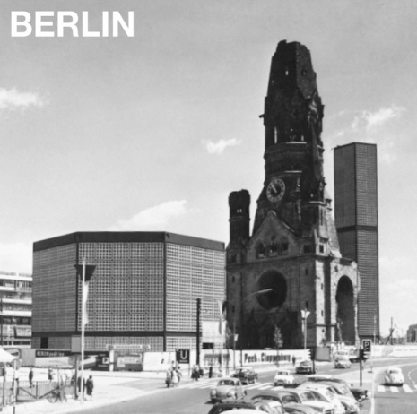 Gregor Hildebrandt, Gedächtniskirche (Kaiser Wilhelm Memorial Church) photographed in July 1961 in Berlin, , Perrotin