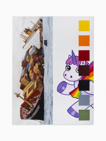 Yoan Mudry, Colorful Shipwreck, 2025 , galerie frank elbaz