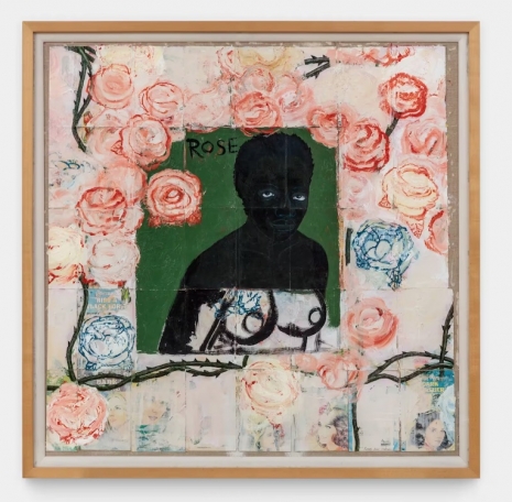 Kerry James Marshall , Destiny Is a Rose, 1990 , Hauser & Wirth