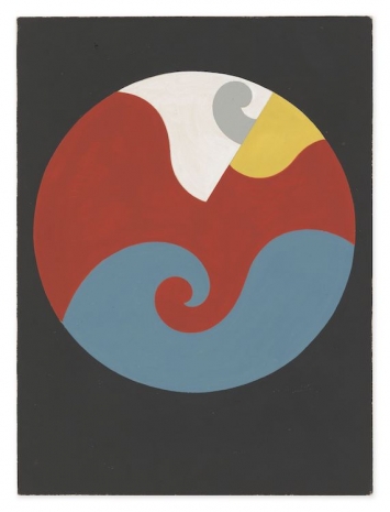 Sophie Taeuber-Arp, Composition dans un cercle (à volutes) (Composition in a circle (with volutes), 1938 , Hauser & Wirth