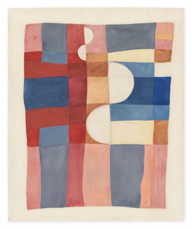 Sophie Taeuber-Arp, Motif abstrait. Composition verticale-horizontale (Abstract motif. Vertical-horizontal composition), 1925, Hauser & Wirth