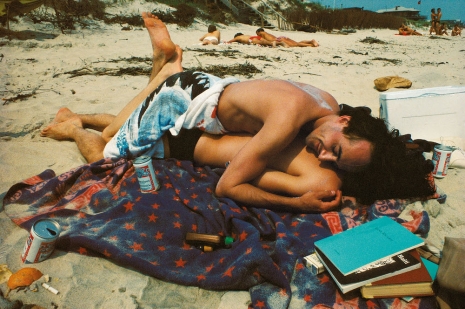 Nan Goldin , Bruce on top of French Chris, Fire Island, N.Y. (1979) from “The Ballad of Sexual Dependency”, 1973–86, Gagosian