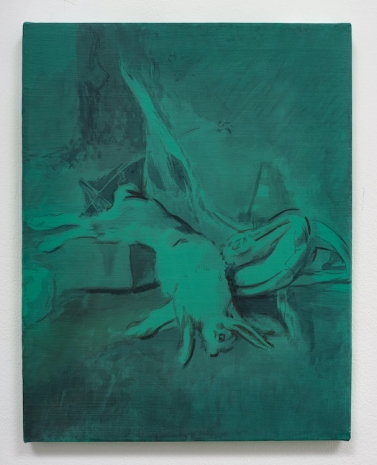 Brook Hsu , Two Rabbits with Game Bag and Powder Flask, 2025, Bortolami Gallery