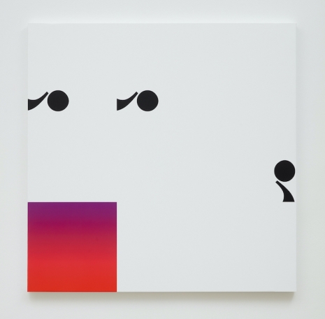 Haim Steinbach, beep honk toot (condensed/spectrum) 8, 2025 , Tanya Bonakdar Gallery