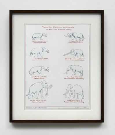 Mark Dion, Proboscidea and American Museum History, 2020 , Tanya Bonakdar Gallery
