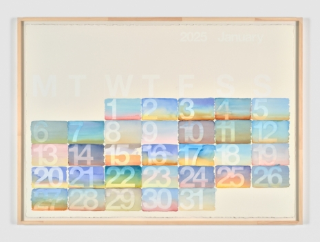 Rob Pruitt, January Sunrises, 2025 , 303 Gallery