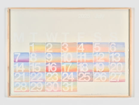 Rob Pruitt, July Sunrises, 2025, 303 Gallery