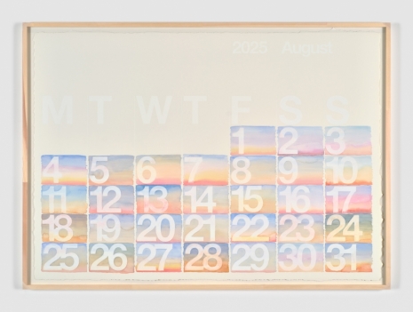 Rob Pruitt, August Sunrises, 2025, 303 Gallery