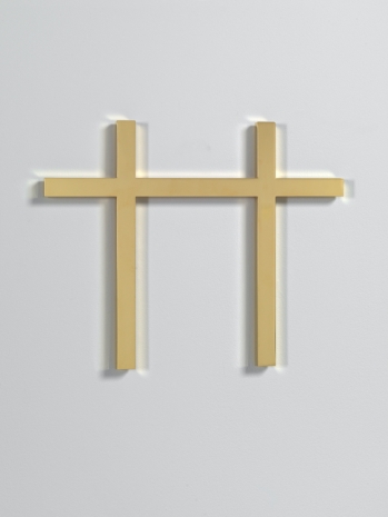 Jonathan Horowitz , Crucifix for Two, 2016 , 303 Gallery