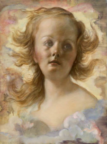 John Currin , Face in Clouds, 2025 , Gagosian
