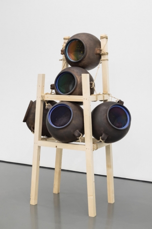 Manuel Chavajay, Untitled (Rupeequul Kaajuleew /vientre de los cosmos) - Escultura no3, 2024-2026 , Pedro Cera