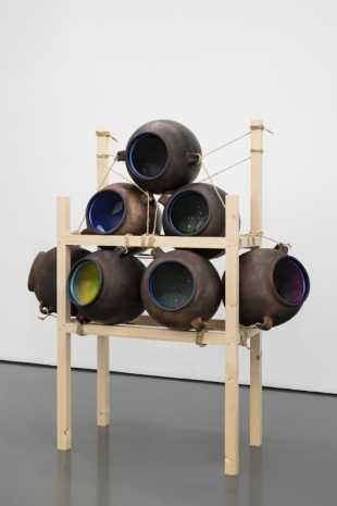 Manuel Chavajay, Untitled (Rupeequul Kaajuleew /vientre de los cosmos) - Escultura no4, 2024-2026 , Pedro Cera