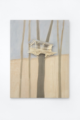 Tadashi Kawamata, Tree Hut in Tremblay n°130, 2021, Mennour