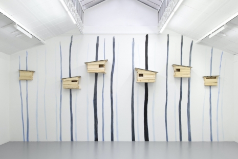 Tadashi Kawamata, Tree hut on the wall, 2026 , Mennour