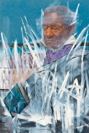 Titus Kaphar, Forget Me Not (James Armistead Lafayette), 2025, Gagosian