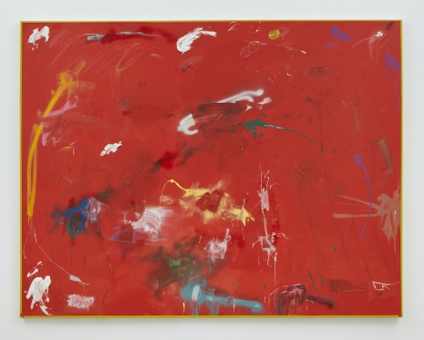 Kwamé Azure Gomez, Lovers scene II (Them there eyes), 2026 , Marianne Boesky Gallery