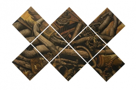 Jonathan Okoronkwo, Hard-or-Rick Paps nu, 2022, Bortolami Gallery