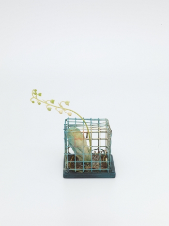 Tetsumi Kudo , Birdcage With a Heart, 1975, Loevenbruck