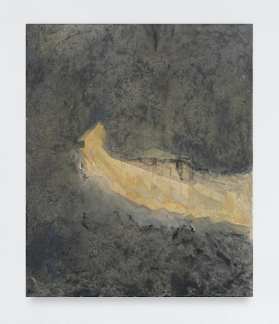 Edi Hila, La maison dans la montagne 1, 2025 , Galerie Mitterrand